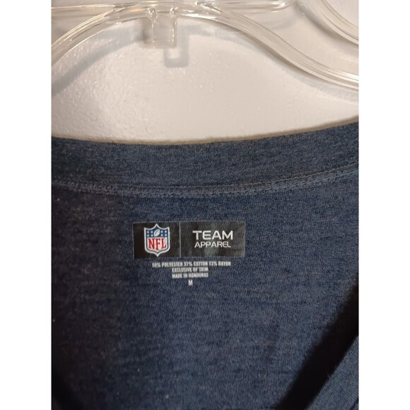 NFL Chicago Bears Womens Long Sleeve Pullover Tee Shirt Top Sz Medium Blue - Picture 2 of 6